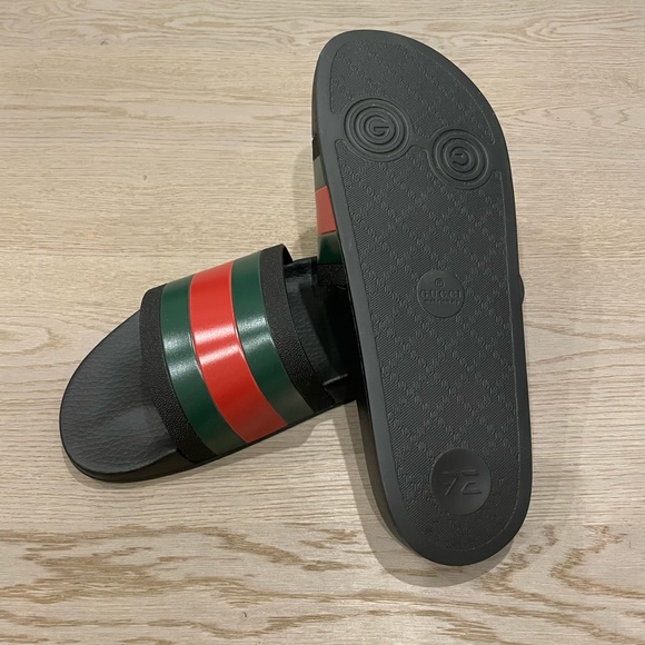 GUCCI - NEW IN BOX - Men’s “Pursuit ‘72” Slides SIZE 10 - Picture 3 of 4